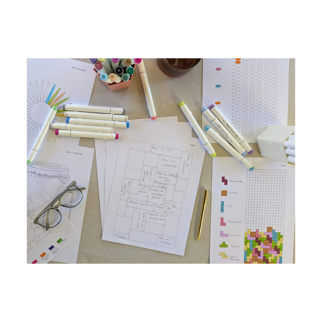 Pack de 30 Mood Trackers + 3 OFFERTS version PDF