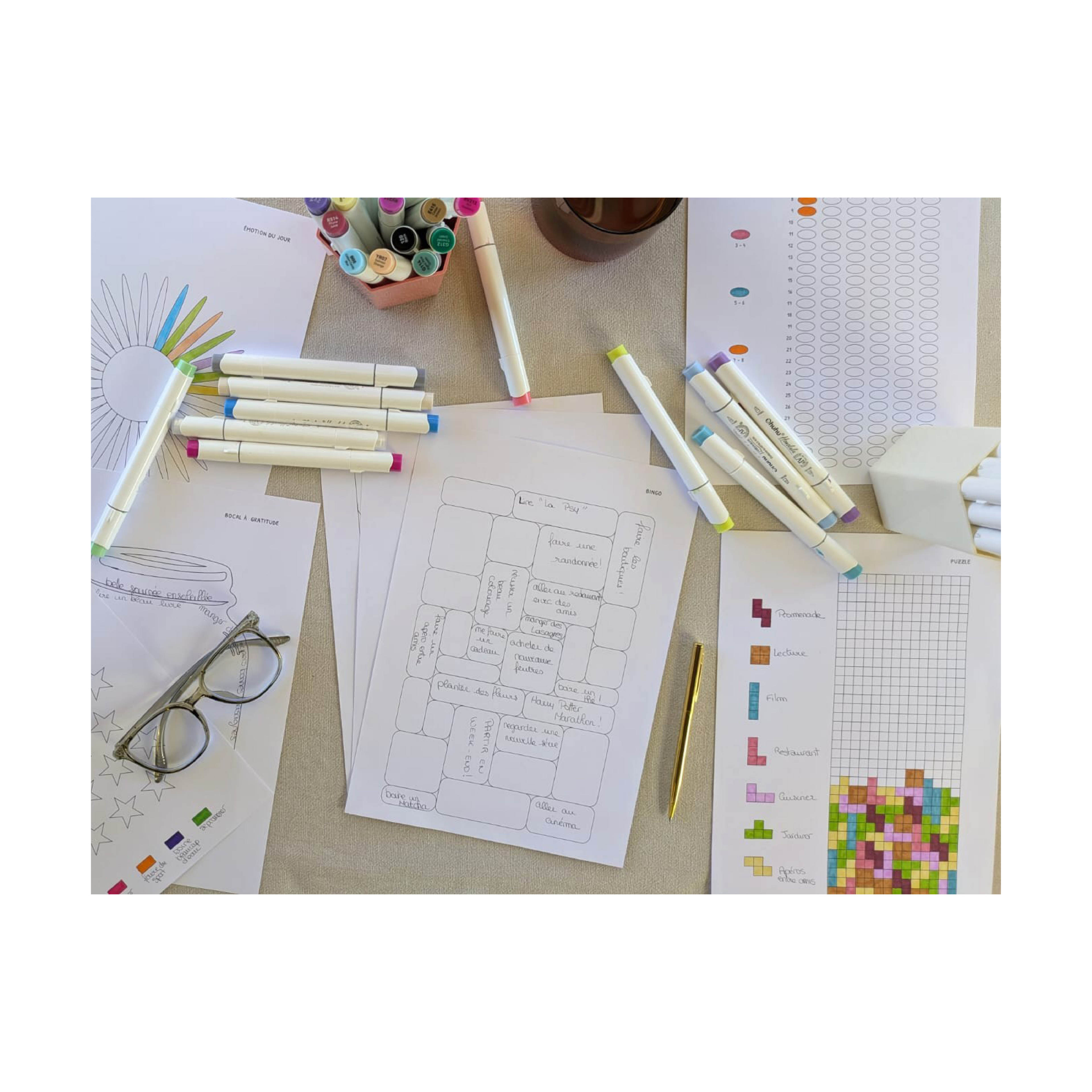 Pack de 30 Mood Trackers + 3 OFFERTS version PDF