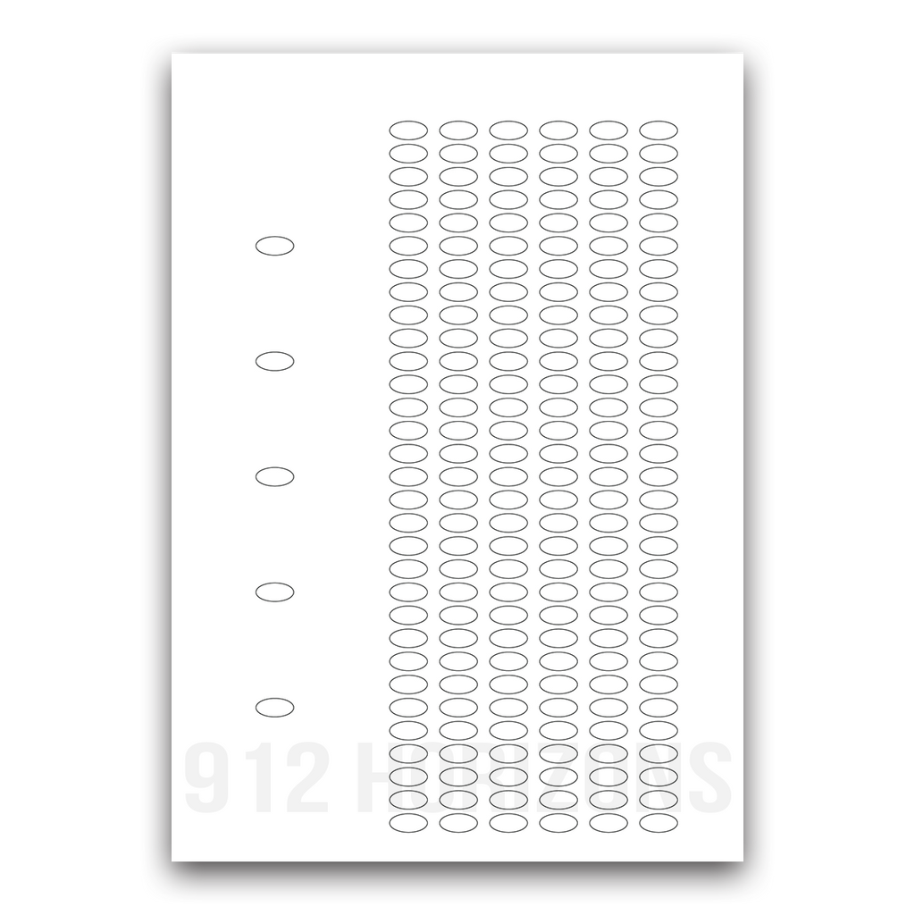 Mood tracker 6 mois ovale à imprimer – fiche PDF téléchargeable pour bullet journal, planner ou carnet de suivi des émotions et du bien-être.
