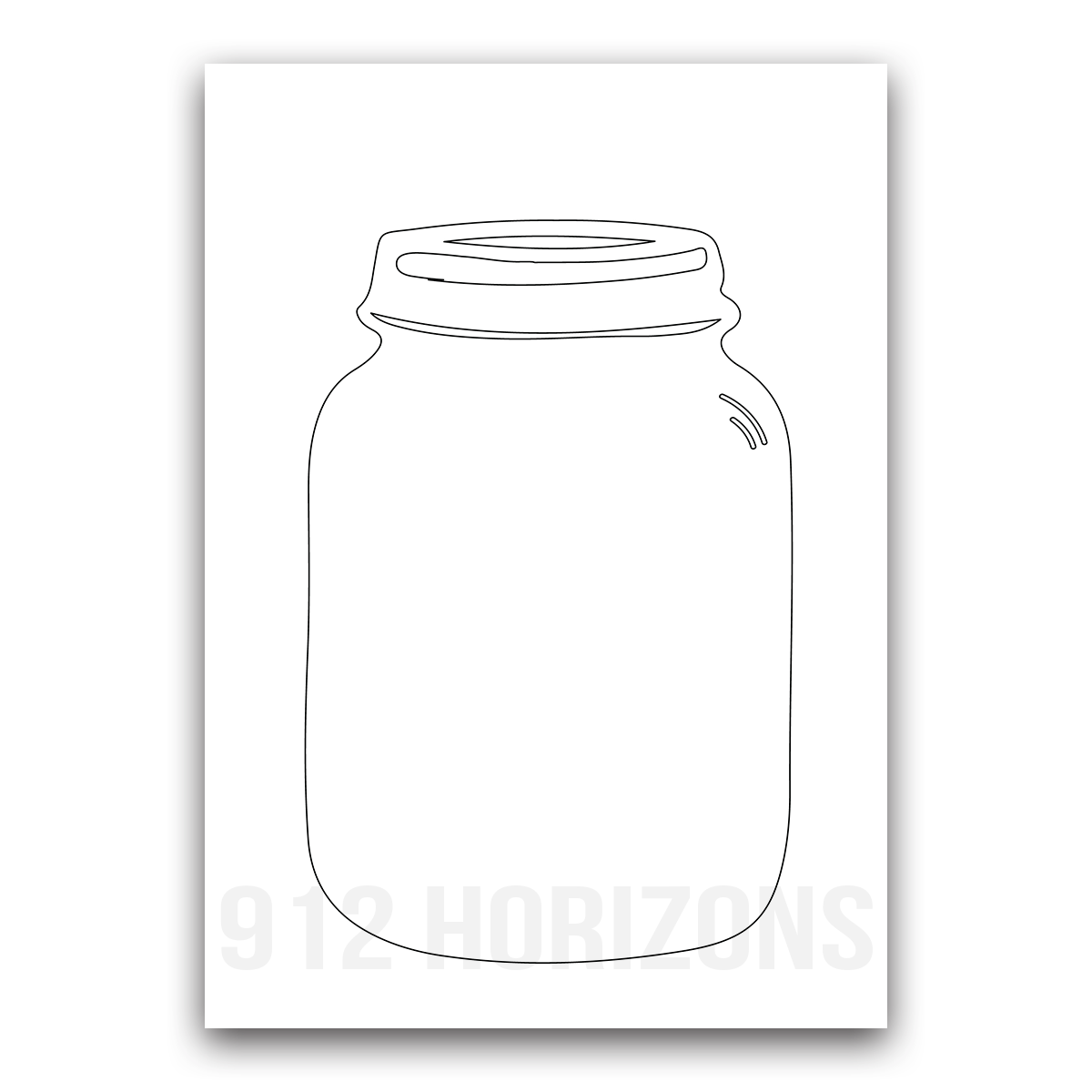 Mood tracker bocal à imprimer – fiche PDF téléchargeable pour bullet journal, planner ou carnet de suivi des émotions et du bien-être.