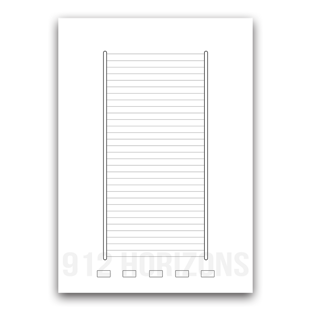 Mood tracker échelle à imprimer – fiche PDF téléchargeable pour bullet journal, planner ou carnet de suivi des émotions et du bien-être.