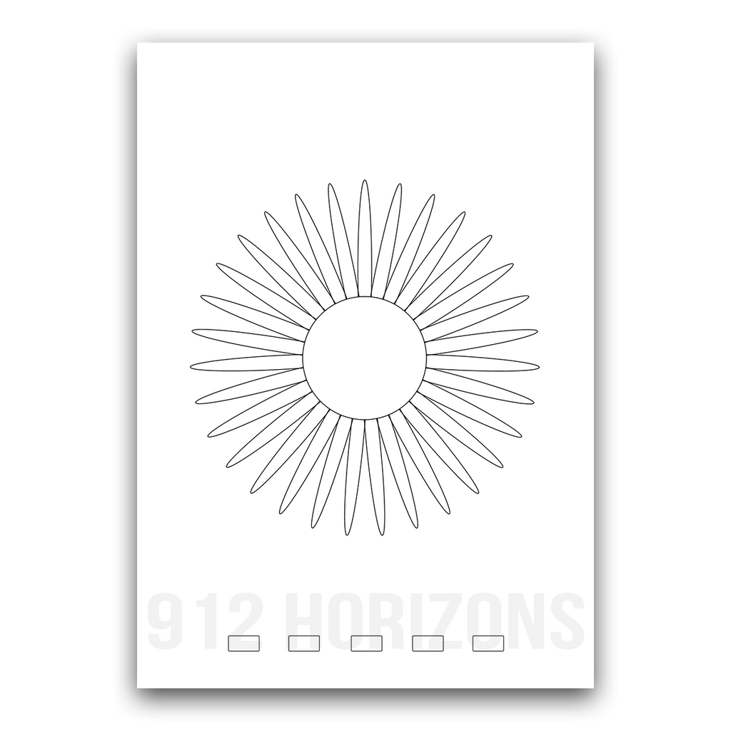 Mood tracker fleur à imprimer – fiche PDF téléchargeable pour bullet journal, planner ou carnet de suivi des émotions et du bien-être.