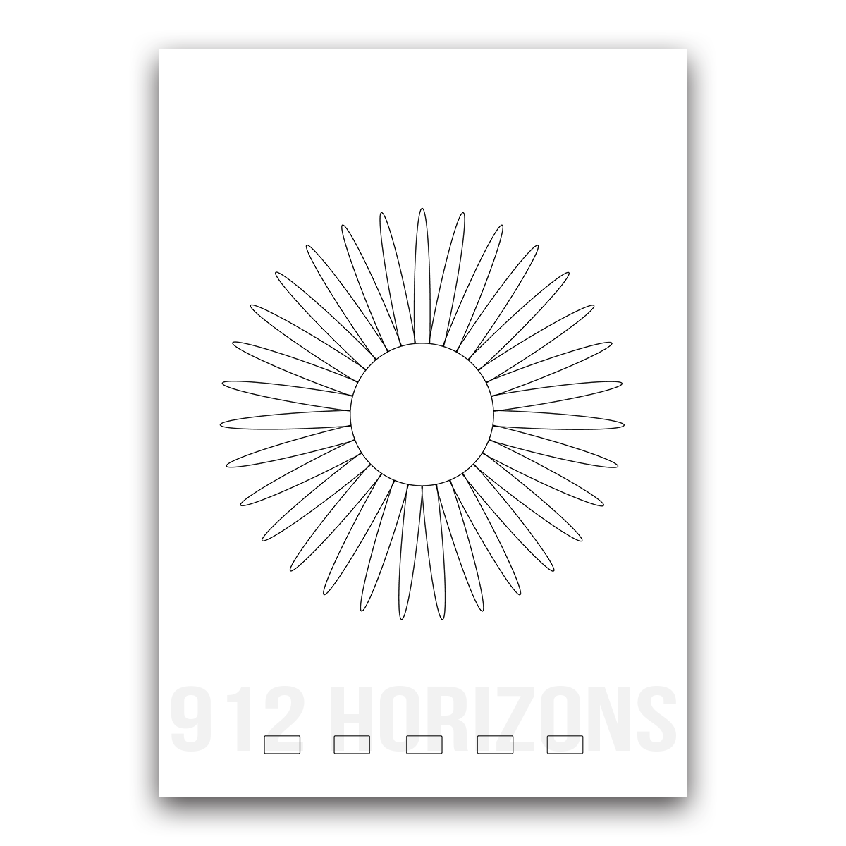 Mood tracker fleur à imprimer – fiche PDF téléchargeable pour bullet journal, planner ou carnet de suivi des émotions et du bien-être.