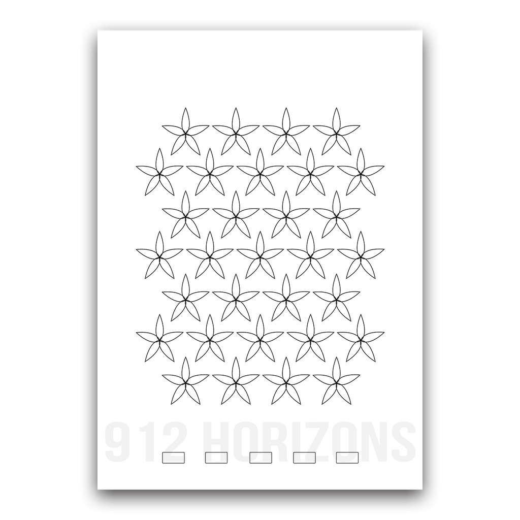 Mood tracker fleurs à imprimer – fiche PDF téléchargeable pour bullet journal, planner ou carnet de suivi des émotions et du bien-être.
