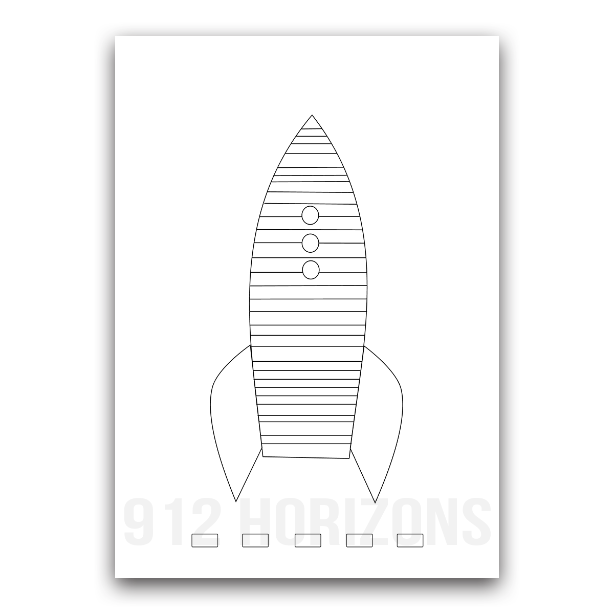 Mood tracker fusée à imprimer – fiche PDF téléchargeable pour bullet journal, planner ou carnet de suivi des émotions et du bien-être.