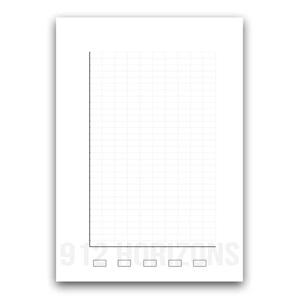 Mood tracker graphique à imprimer – fiche PDF téléchargeable pour bullet journal, planner ou carnet de suivi des émotions et du bien-être.