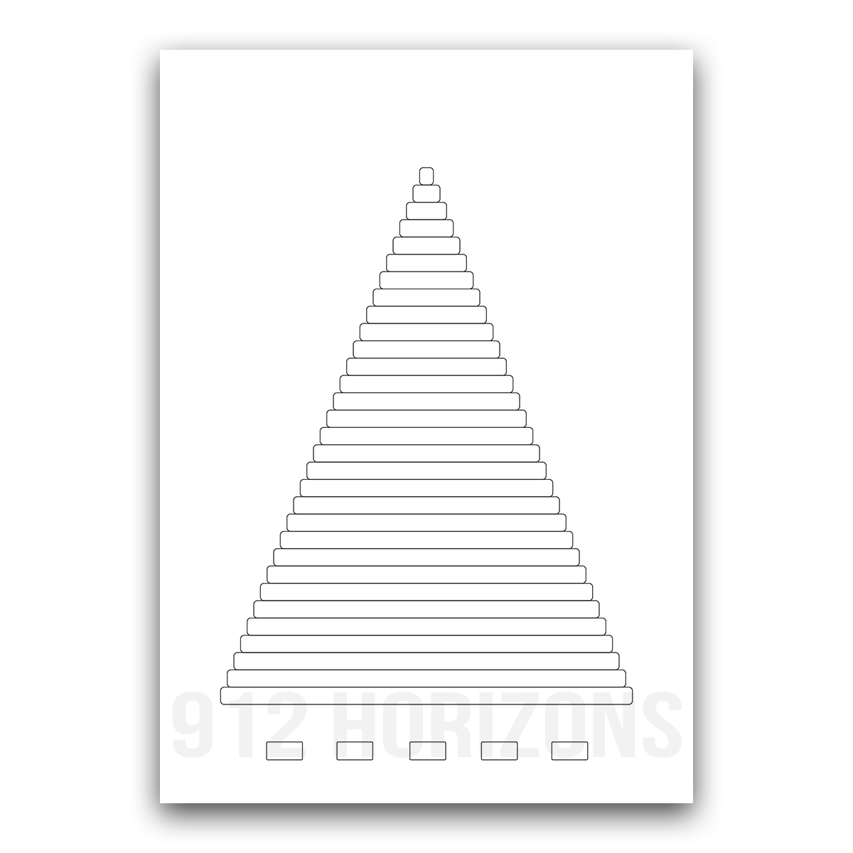 Mood tracker pyramide à imprimer – fiche PDF téléchargeable pour bullet journal, planner ou carnet de suivi des émotions et du bien-être.