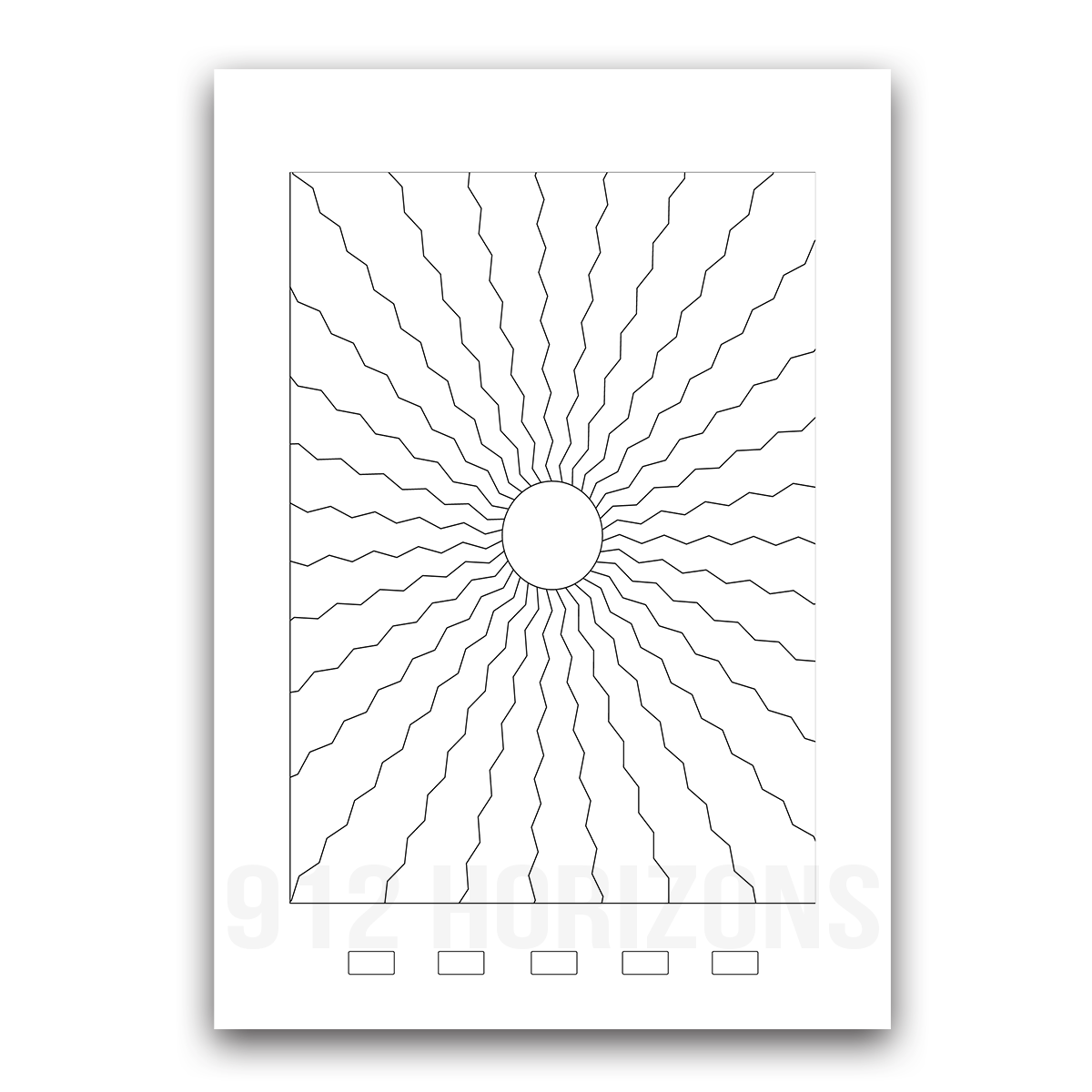 Mood tracker soleil à imprimer – fiche PDF téléchargeable pour bullet journal, planner ou carnet de suivi des émotions et du bien-être.