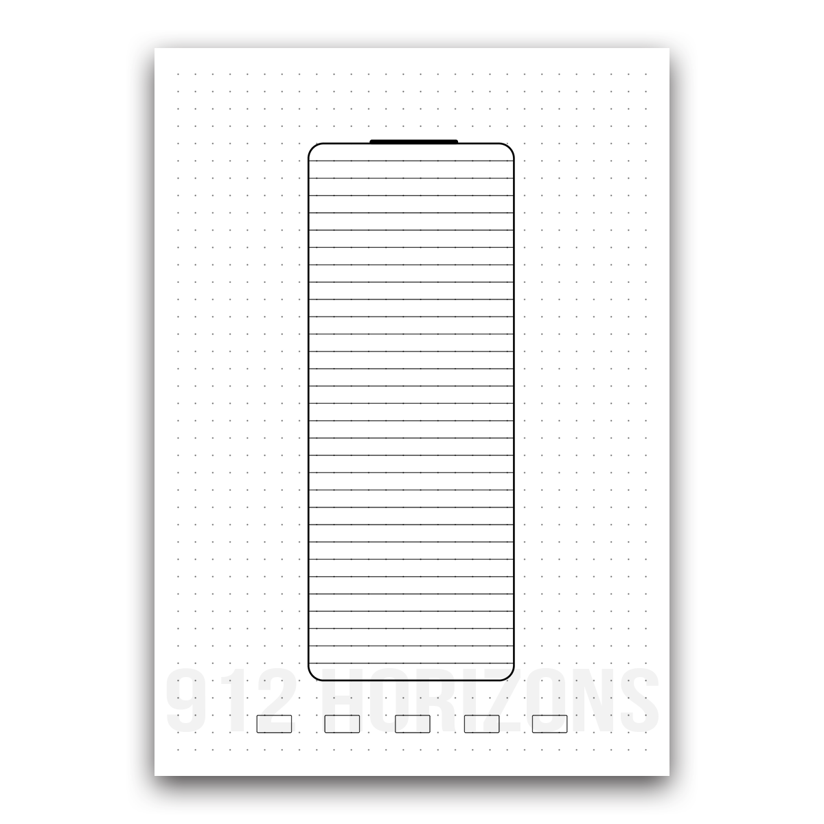 Page de mood tracker pour bullet journal et suivi de bien-être quotidien à télécharger batterie