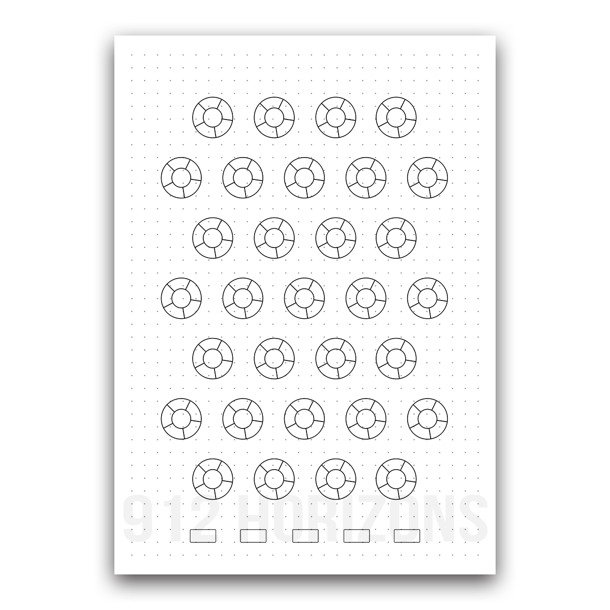 Page de mood tracker pour bullet journal et suivi de bien-être quotidien à télécharger bouée