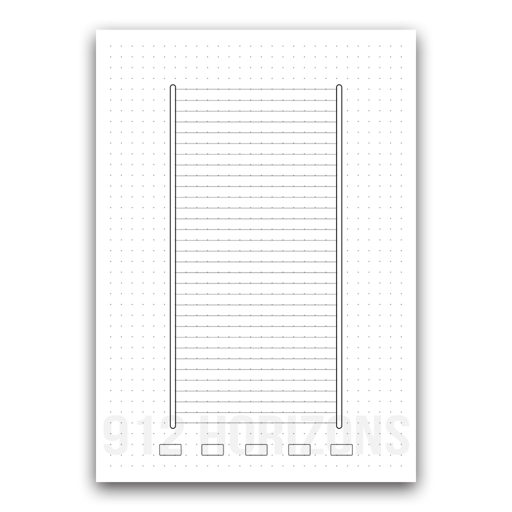 Page de mood tracker pour bullet journal et suivi de bien-être quotidien à télécharger échelle