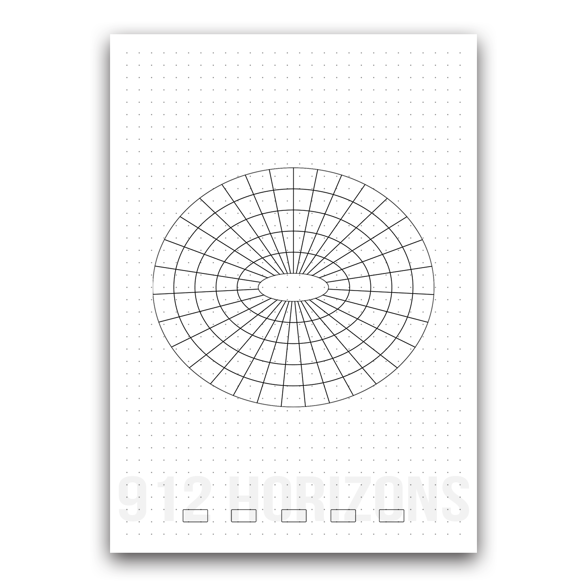 Page de mood tracker pour bullet journal et suivi de bien-être quotidien à télécharger ellipse 5 cercles 
