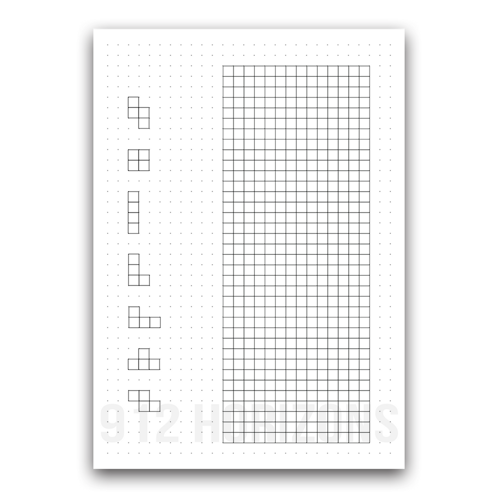 Page de mood tracker pour bullet journal et suivi de bien-être quotidien à télécharger puzzle