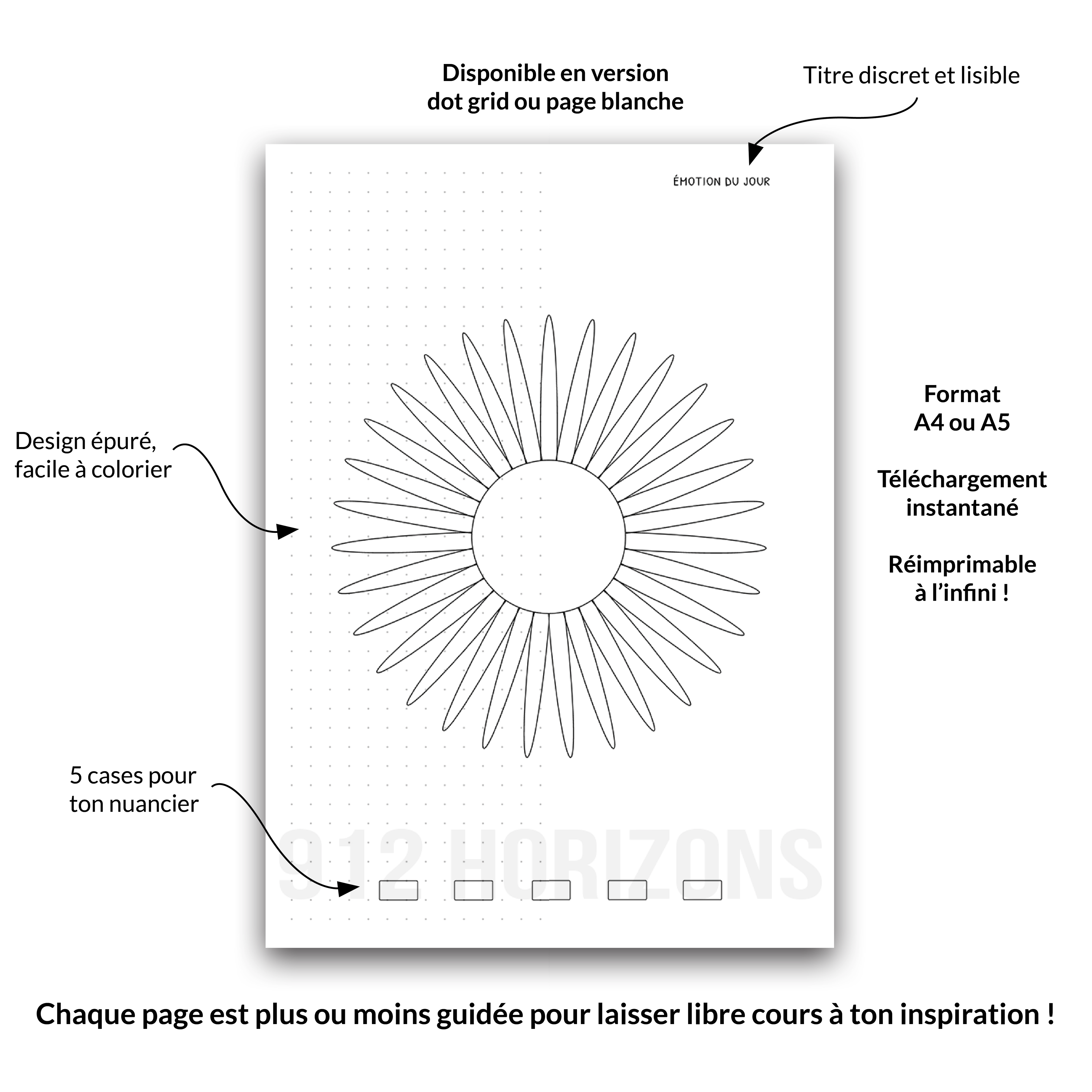 Pack de 30 Mood Trackers + 3 OFFERTS version PDF